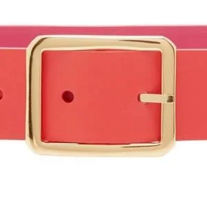 Maison Boinet Reversible Red or Pink Leather Belt Maison Boinet | Accessories | Maison Boinet Reversible Red  main image 2